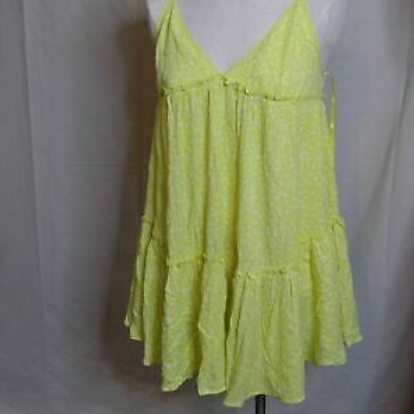 Wild Fable - Sleeveless Neon Yellow Swing Dress - Picture 10 of 10